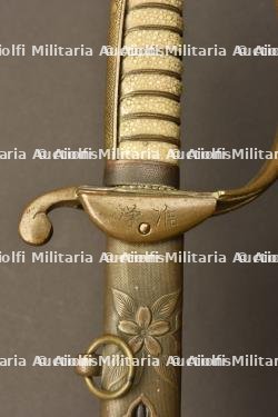 Sabre de marine japonaise nominatif. Nominative Japanese Navy Saber — miniature 4