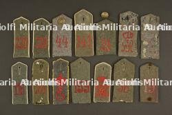 Lot de pattes d'épaules allemande WWI. Bundle of German WWI shoulder straps