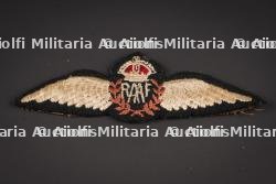 Brevet de pilote RAAF. RAAF pilot’s brevet.