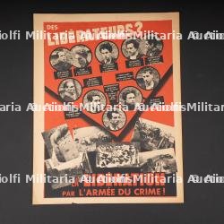 Affichette l'armée du crime. L’Armée du Crime leaflet. — photo 1