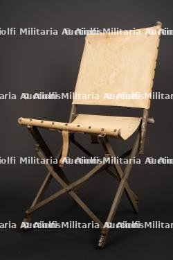 Chaise pliante britannique. British folding chair.