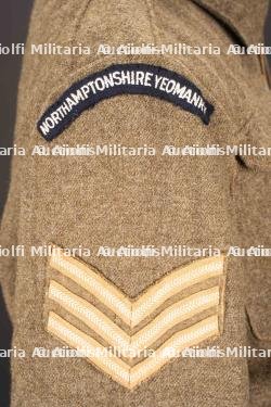Battle Dress du Northamptonshire Yeomanry. Norhamptonshire Yeomanry Battle Dress. — photo 5