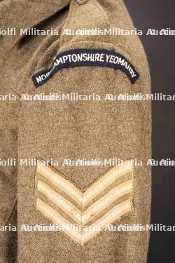 Battle Dress du Northamptonshire Yeomanry. Norhamptonshire Yeomanry Battle Dress. — miniature 8