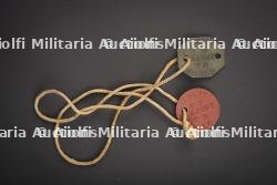 Plaques d'identité britannique. British dog tags.