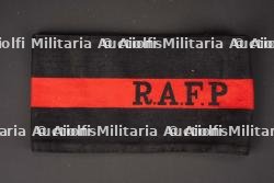 Brassard RAFP. British RAFD armband.