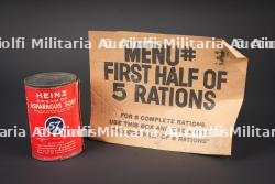 Ration britannique. British ration pack