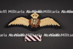 Brevet de pilote RAF. RAF pilot brevet.