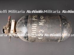 Bouteille d'oxygène RAF. RAF oxygen bottle.