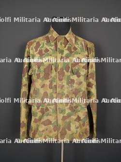 Veste HBT 43 camouflée. US HBT 43 Camouflaged jacket.