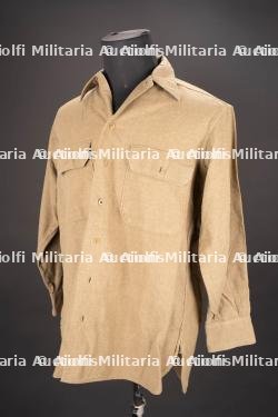 Chemise moutarde US. US Army mustard shirt.