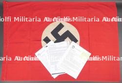 Drapeau de prise 84TH DI. German flag take from The 84th DI.