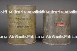 Boites de ration US. US Army ration tins.