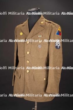 Vareuse de sortie de la 4ème DB US. US 4th Armored Division service dress jacket.