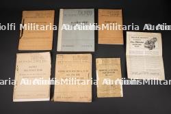 Ensemble de manuels technique US. Set of US technical manuals