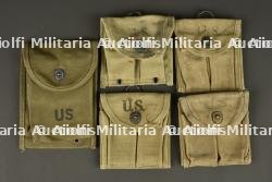 Pochettes pour chargeurs de Carabine USM1. US M1 Carbine magazine pouches.