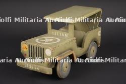 Maquette de Jeep US. US Army Jeep model.