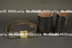 Ceinturon français M1845 du 72e de Ligne et guêtres noires. French M1845 belt rig of the 72nd Line Infantry Regiment with black gaiters — miniature 6