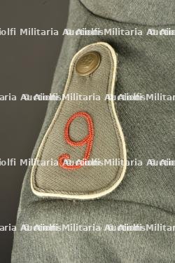 Tunique Ulanka feldgrau du 9e régiment de Uhlans. Feldgrau Ulanka tunic of the 9th Uhlan Regiment — photo 9