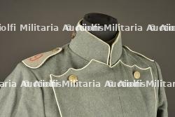 Tunique Ulanka feldgrau du 9e régiment de Uhlans. Feldgrau Ulanka tunic of the 9th Uhlan Regiment — photo 11