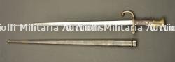 Baïonnette française Gras Mlle 1874. French Gras Model 1874 bayonet
