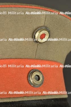 Schirmmutze feldgrau M1910 d'officier prussien. Model 1910 feldgrau visor cap of a Prussian officer — photo 3