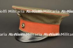 Schirmmutze feldgrau M1910 d'officier prussien. Model 1910 feldgrau visor cap of a Prussian officer — photo 8
