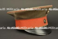 Schirmmutze feldgrau M1910 d'officier prussien. Model 1910 feldgrau visor cap of a Prussian officer — photo 9