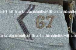 Tunique bleu horizon d'un lieutenant mitrailleur du 67e RI. Horizon blue tunic of a machine gun lieutenant of the 67th Infantry Regiment — miniature 9