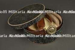 Très bel ensemble Feldbinde et porte poignard d'officier prussien dans sa boite. Fine set comprising Prussian officer’s Feldbinde and dagger hanger in its original box — miniature 2