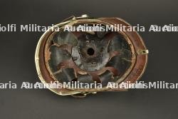 Casque à pointe troupe de Télégraphiste puis Pionnier. Enlisted pickelhaube of a Telegraphist later converted for Pioneer troops — miniature 5