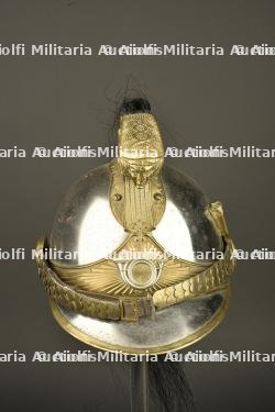 Casque à cimier et crinière de chasseur à cheval. Crested helmet with horsehair plume of a Chasseur à Cheval trooper — miniature 15