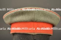 Casquette feldgrau d'officier de réserve d'infanterie de Saxe. Feldgrau visor cap of a Saxon Reserve Infantry officer — miniature 8