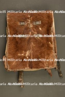 Tornister poil de vache du 100R saxon. Cowhide Tornister backpack of the Saxon 100th Infantry Regiment