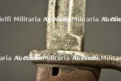 Baïonnette allemande S98 nA régiments saxons. German S98 nA bayonet regimentally marked to Saxon regiments — miniature 4