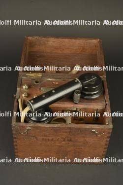 Téléphone de campagne français Mildé. French Mildé field telephone