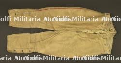 Pantalon culotte français d'artilleur en ratine. French artillery ratine cloth breeches — miniature 1