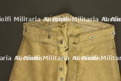 Pantalon culotte français d'artilleur en ratine. French artillery ratine cloth breeches — photo 8