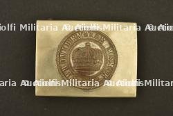 Boucle saxonne couleurs inversées pour 100e Leib Garde ou Jager. Saxon buckle with reversed colours for the 100th Leib Grenadier Regiment or Jäger units