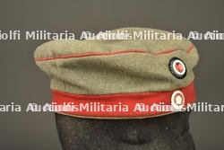 Mutze feldgrau d'un soldat hessois du JR118 avec sa photo. Feldgrau visor cap of a Hessian soldier from Infantry Regiment 118 with his photograph — miniature 3