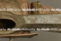 Fer de pioche français 1939 avec étui cuir 1927. French 1939 pickaxe head with 1927 leather carrier — photo 3