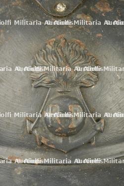 Casque Adrian de l'infanterie coloniale. Colonial Infantry Adrian helmet — miniature 5
