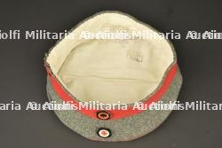 Mutze M1907 feldgrau du Wurttemberg. Model 1907 feldgrau visor cap of Württemberg — miniature 3