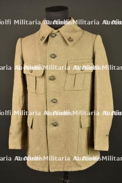 Vareuse kaki d'officier du 4e Zouaves. Khaki officer’s tunic of the 4th Zouaves Regiment — photo 1
