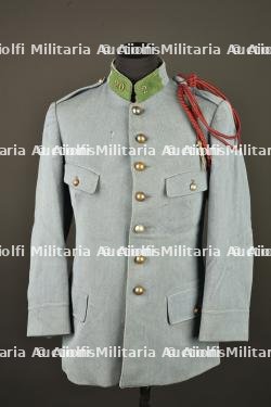 Tunique bleu horizon d'un officier du Train. Horizon blue tunic of a Train officer