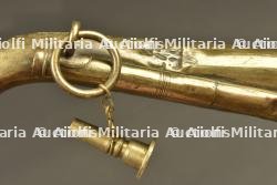 Signalhorn prussien et trompette du GR123 Wurttemberg. Prussian signal horn and trumpet of Württemberg Grenadier Regiment 123 — photo 5