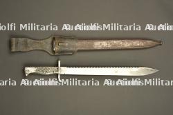 Baïonnette allemande ersatz à dents de scie. German ersatz sawback bayonet — photo 1