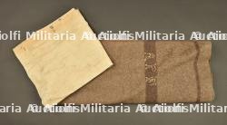 Couverture et toile de tente françaises. French blanket and shelter half