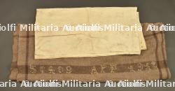 Couverture et toile de tente françaises. French blanket and shelter half — miniature 4