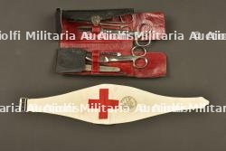 Brassard et trousse d'infirmier français. French medic’s armband and medical pouch — miniature 7