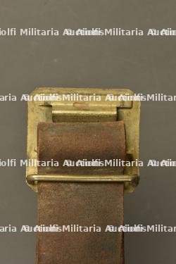 Ceinturon belge avec porte baïonnette. Belgian belt with bayonet frog — miniature 2